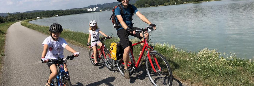 voyage à vélo en famille